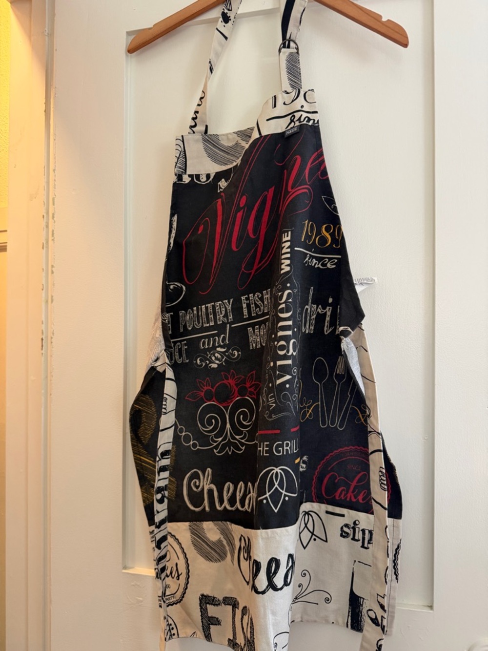 haus Gray and Black Scarf with Subtle Pattern